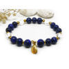 Lapis lazuli önkifejezés torokcsakra karkötő